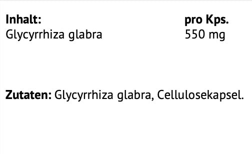 Süßholzwurzel Extrakt-Kapseln 60 Stk.