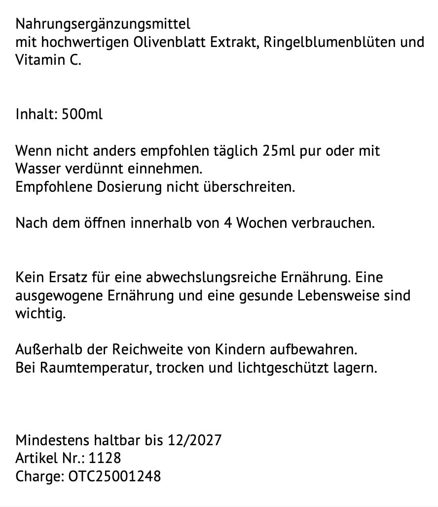 Olivenblatt Liquid 500 ml