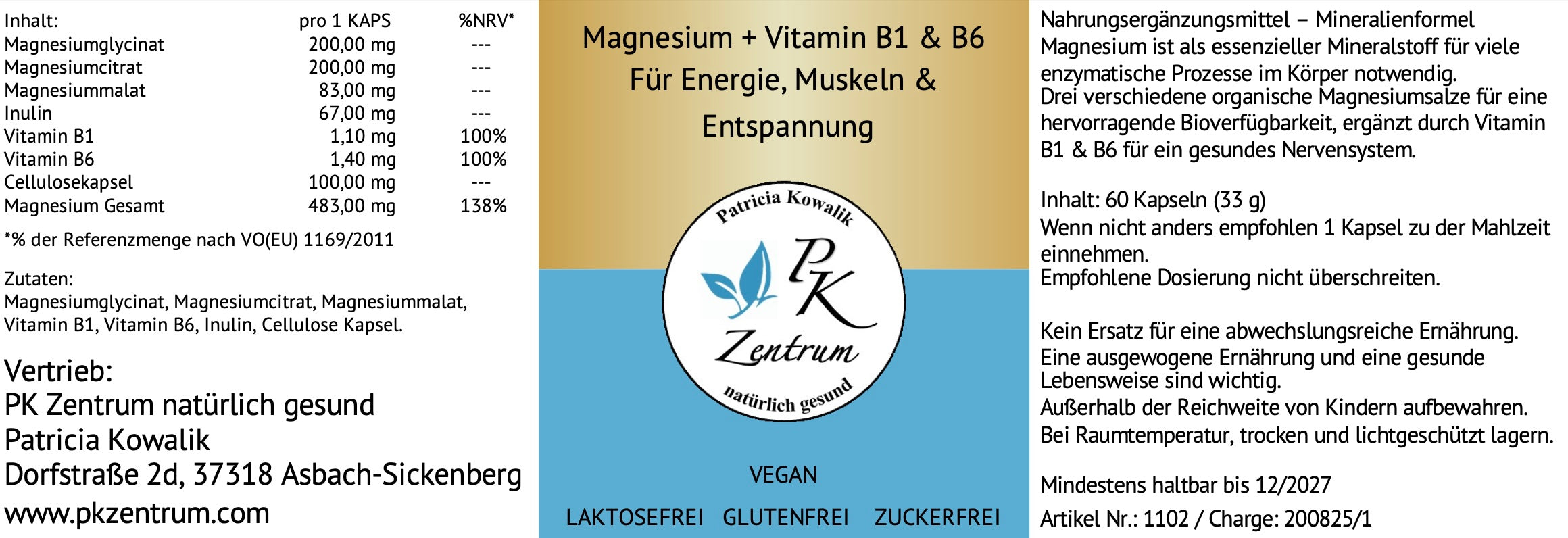 Magnesium Komplex 60 Kapseln