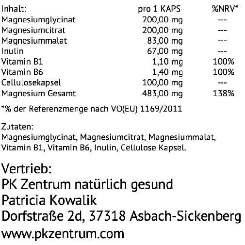 Magnesium Komplex 60 Kapseln