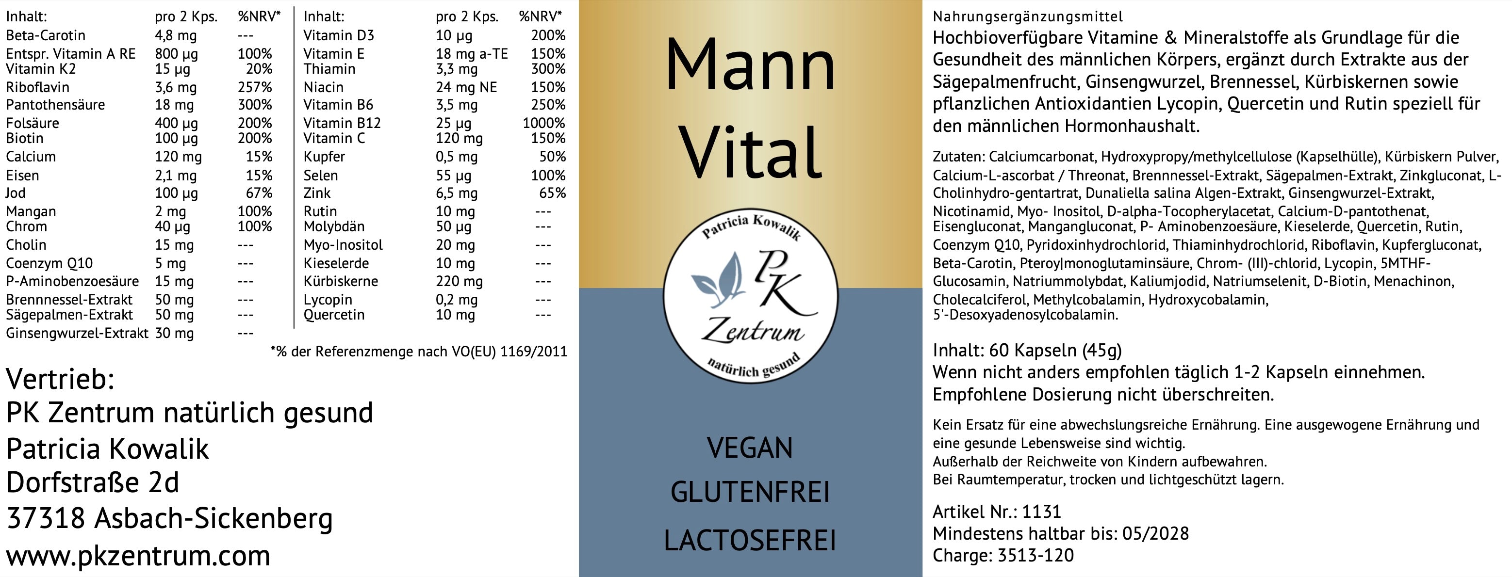 MannVital 60 Kapseln
