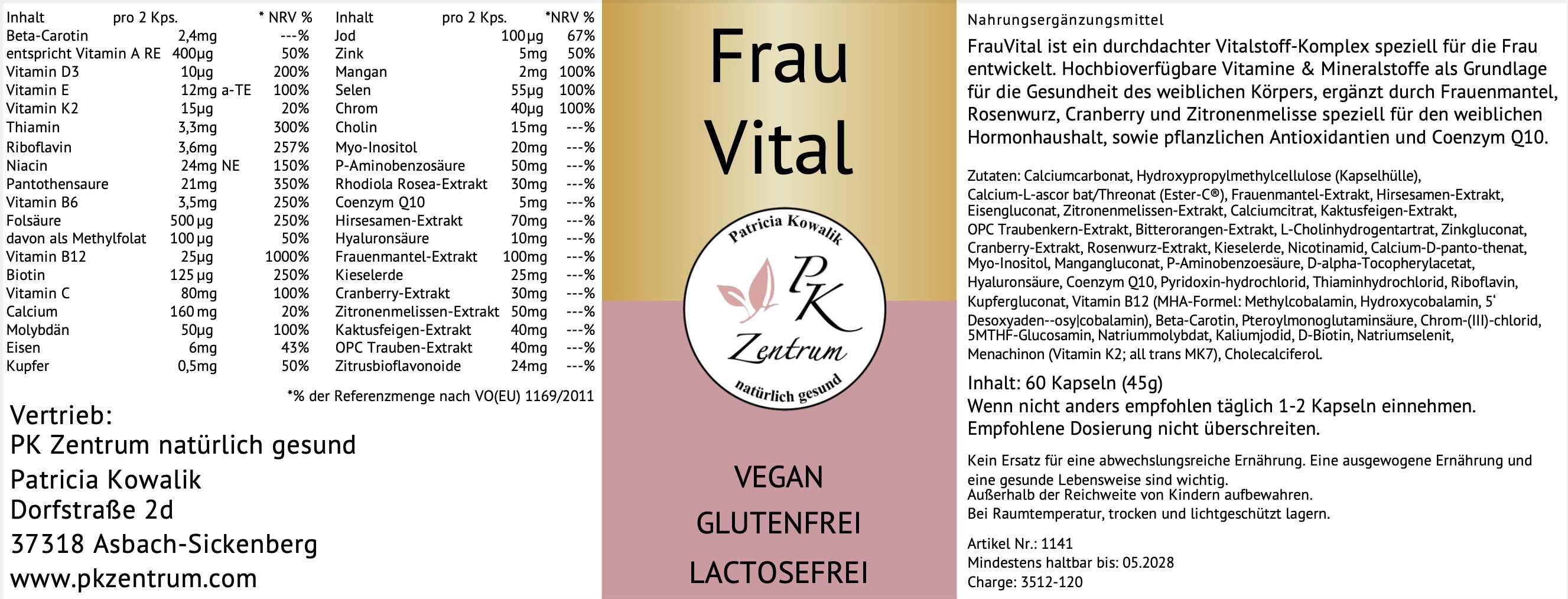 FrauVital 60 Kapseln