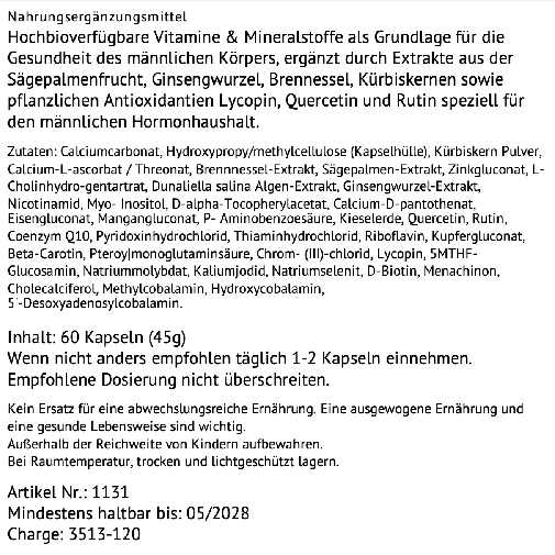 MannVital 60 Kapseln